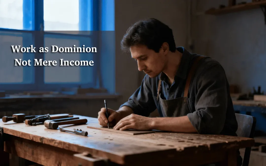Work as Dominion, Not Mere Income