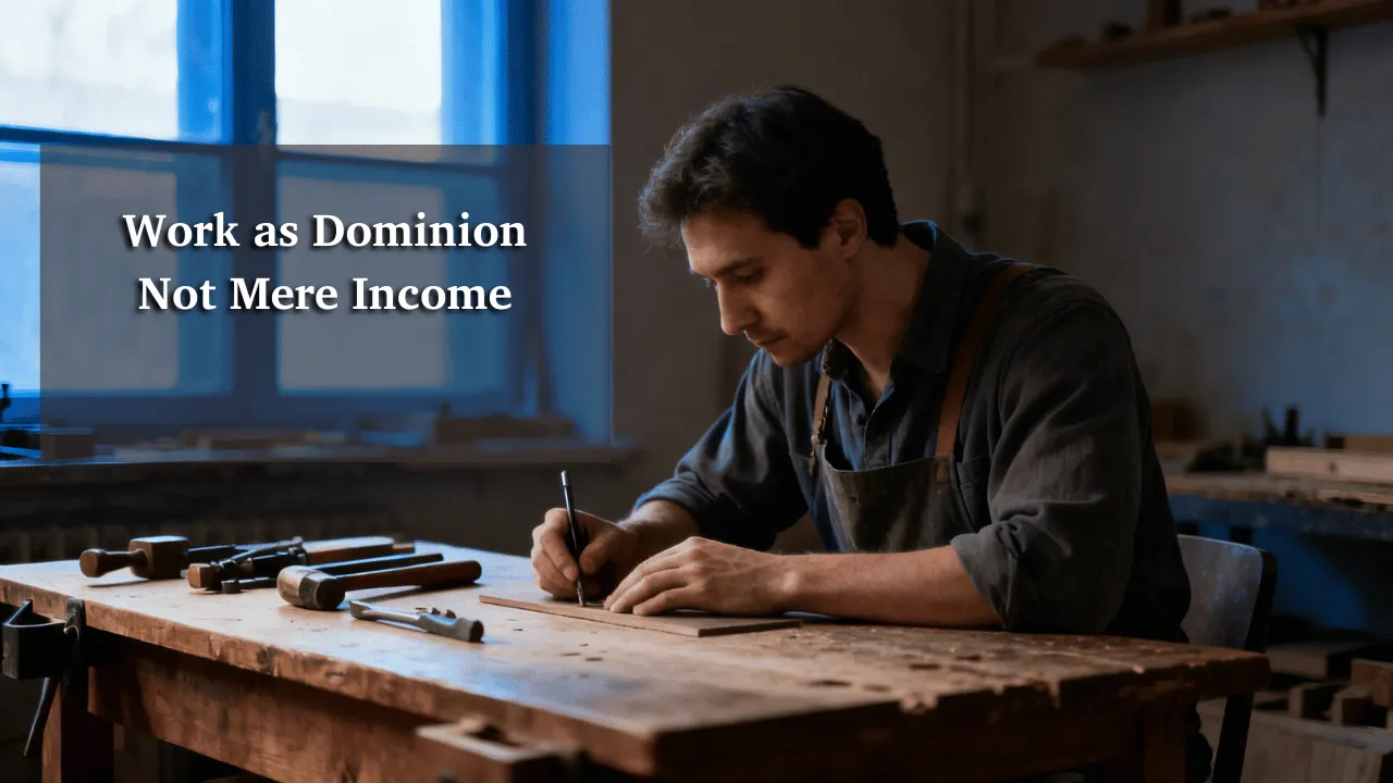 Work as Dominion, Not Mere Income